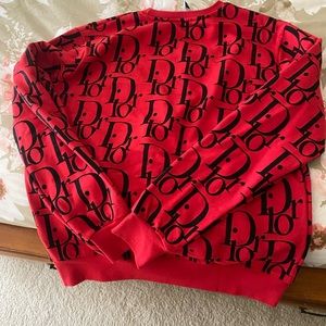 Black and red Christian Dior sweater